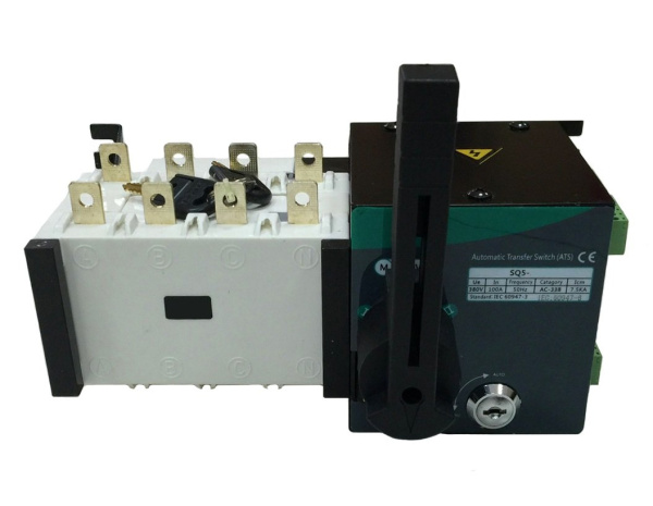 Реверсивный рубильник с мотор приводом SQ5-160 4P